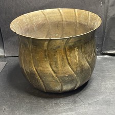 Vintage Large Hammered Brass