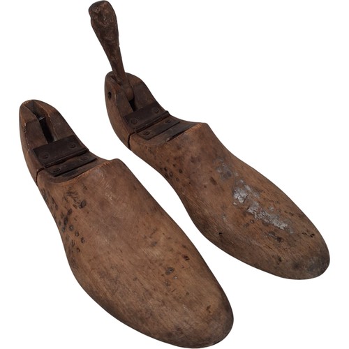 Vintage wooden shoe stretchers - vintage,