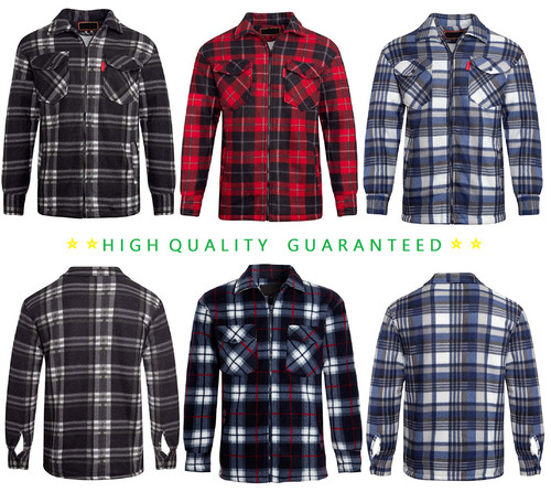 Mens padded shirt sherpa fur - mens,