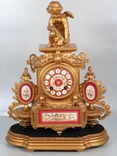 ANTIQUE FRENCH MANTEL CLOCK