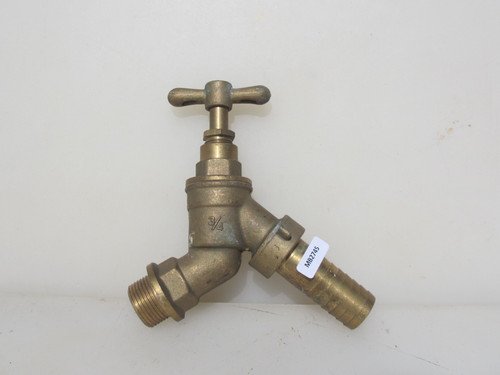 Vintage brass tap garden - brass,