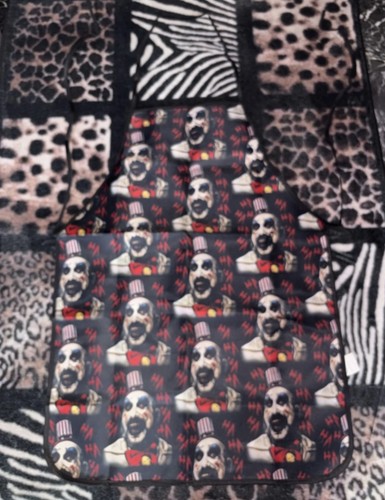 Novelty print apron bbq - novelty,
