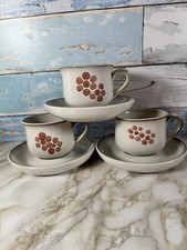 Denby Gypsy Tea Cups x3  and