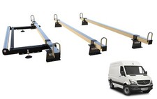 VAN ROOF RACK 3 Bars MERCEDES SPRINTER Mk2 TITANHeavy Duty with roller kit