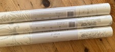 Laura Ashley Josette Silver Wallpaper Three Rolls Same Batch 