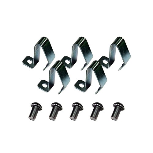 Hub cap clip - clip, rivet