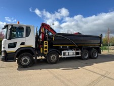 Scania 32 ton tipper grab