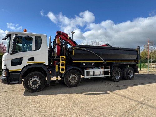 Scania ton tipper - 32, grab