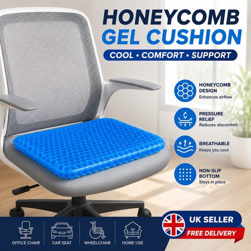Cooling gel seat cushion - cooling,