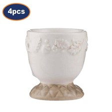 Ceramic Egg Cups 4pcs Cream