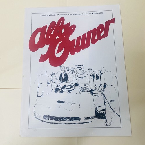 Vtg newsletter the alfa - newsletter,