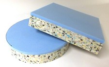 High Density Super firm dual layer Recon Foam seat pad chair foam any shape size