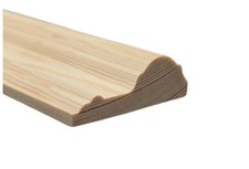 Pine Panel Moulds Mouldings Astragal Architrave Dado Rail 1m x 63mm x 25mm