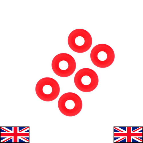 25x red silicone grolsch - red,