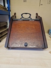 Antique/Vintage Wooden Coal Scuttle / Log Box- Nice Condition 34.5cm X 47cm X 35