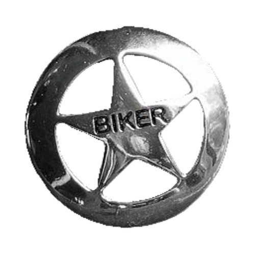 Biker star pin - star,