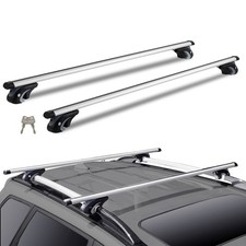 Universal Roof Rack Crossbar 52" Length for Vehicle with Raised Side Rail