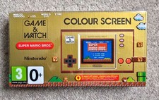 Nintendo Game Watch Super Mario Bros Handheld Console Colour Screen New - Sealed