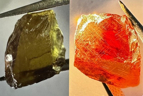 Natural colour change - 4.5, ct
