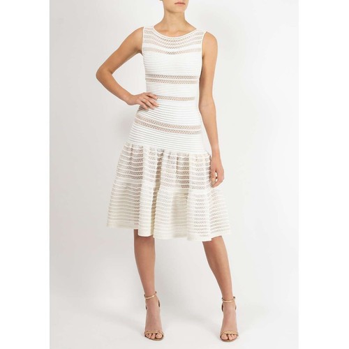 Alaia bodycon midi dress in - xs,