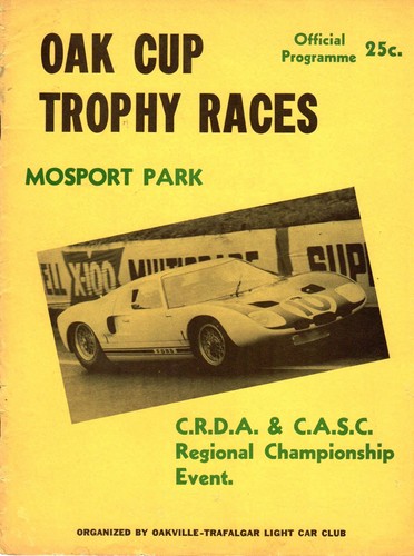 1965 oak cup - 1965, races