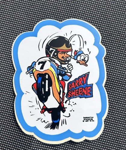 Barry sheene sticker 1975 - sticker,