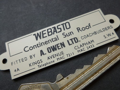 Webasto continental sunroof - continental, a