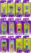 Official Mattel Polly Pocket Mini Dolls with Trendy Outfit Assorted Cake Topper