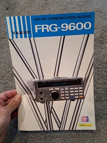 Vintage yaesu frg 9600 vhf - vintage,