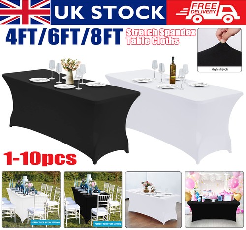 Stretchable tablecloths 4ft - stretchable,