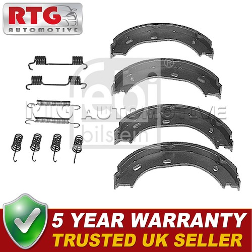 Rear hand brake shoes set - rear, fits