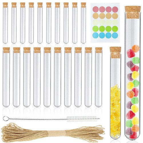 20pc transparent plastic test - 20pc,
