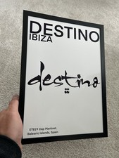 Destino Ibiza A4 Framed Print