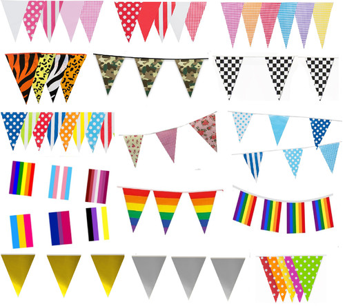 Bunting flags party - flags, birthday