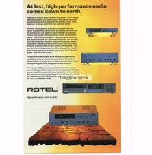 1987 Rotel Receiver CD Player
