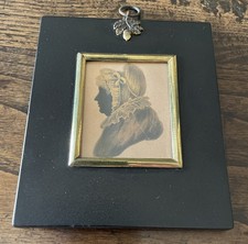 Antique Portrait Silhouette Of