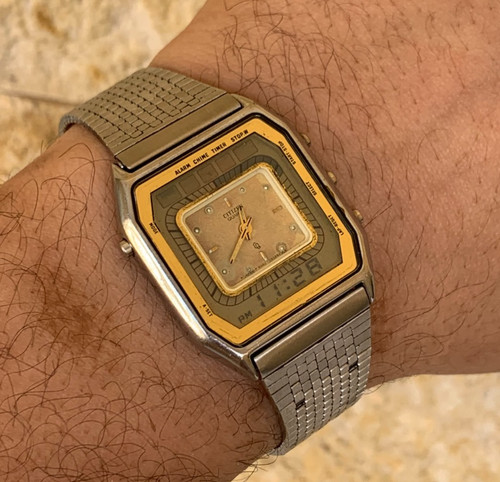 1981 vintage citizen - citizen, ana-digi