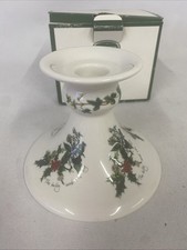 Portmeirion 'The Holly & The Ivy' Christmas Candlestick Holder