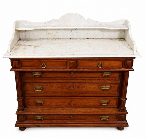 Elegant marble top - top, french