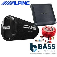 ALPINE SWT-12S4 + BBX-T600 1000 WATTS 12" Car Sub Subwoofer Bass Tube & Amp Kit