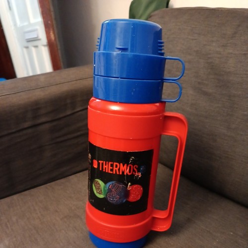 Thermos vintage vacuum flask - thermos,