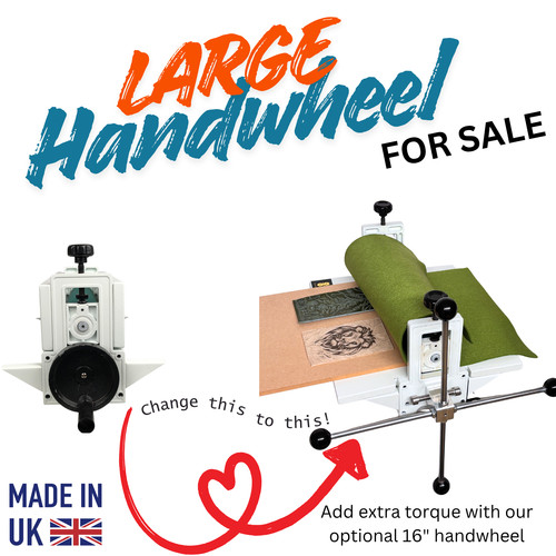 Etching press handwheel - etching,