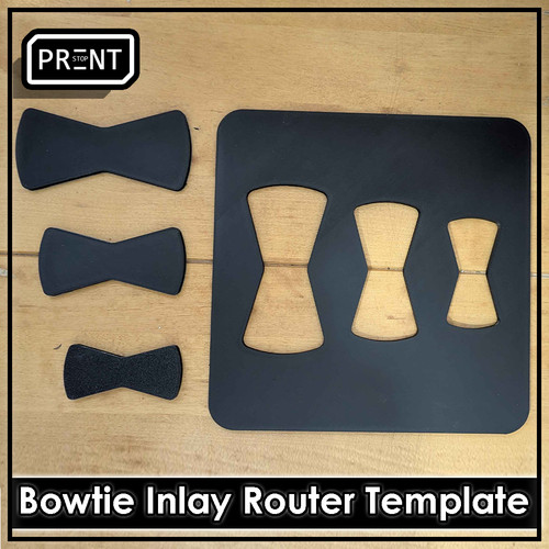 Bowtie inlay router - inlay,