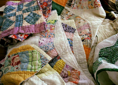 Vintage cutter quilt - quilt, pcs