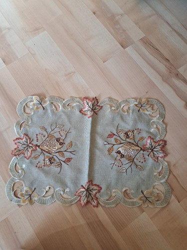 Vintage linen floral lace - vintage,