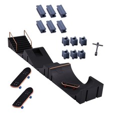 Mini Fingerboard Skate Ramps Skating Board Training Skate Ramp Anti Slip Early