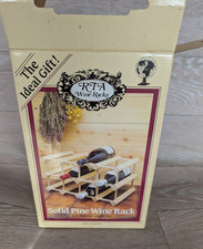 Pine Solid RTA Wine Rack Holds