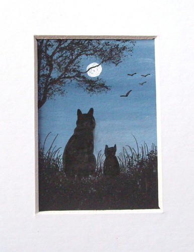 Aceo original hand painted - original,
