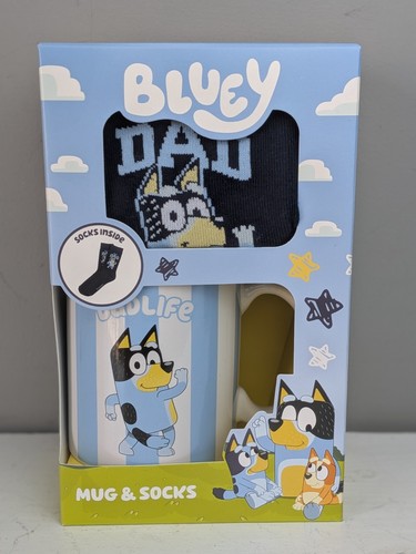 Bluey best dad socks mug - bluey,