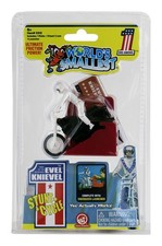 World's Smallest Evel Knievel Stunt Cycle Classic Wind Up Toy Novelty Gift